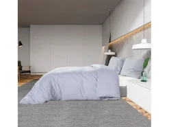 Ropa De Cama-Juego de funda nórdica algodón 200x200 cm ES546811 Gris