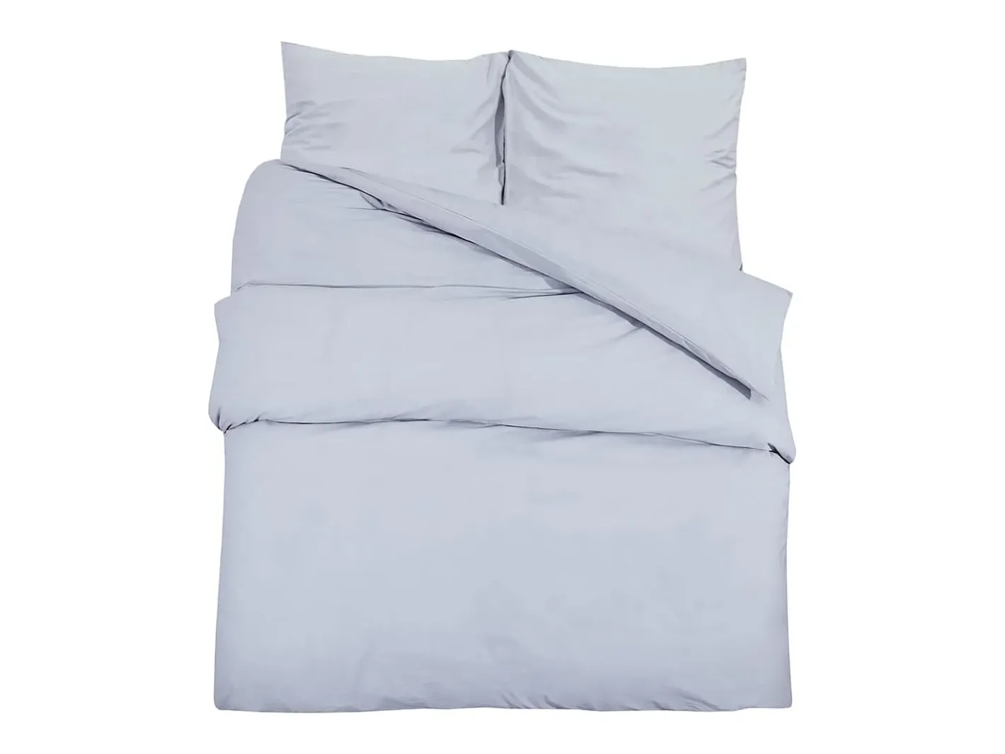 Ropa De Cama-Juego de funda nórdica algodón 200x200 cm ES546811 Gris