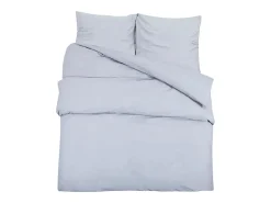 Juego de funda nórdica algodón 135x200 cm ES132048 Gris Clearance