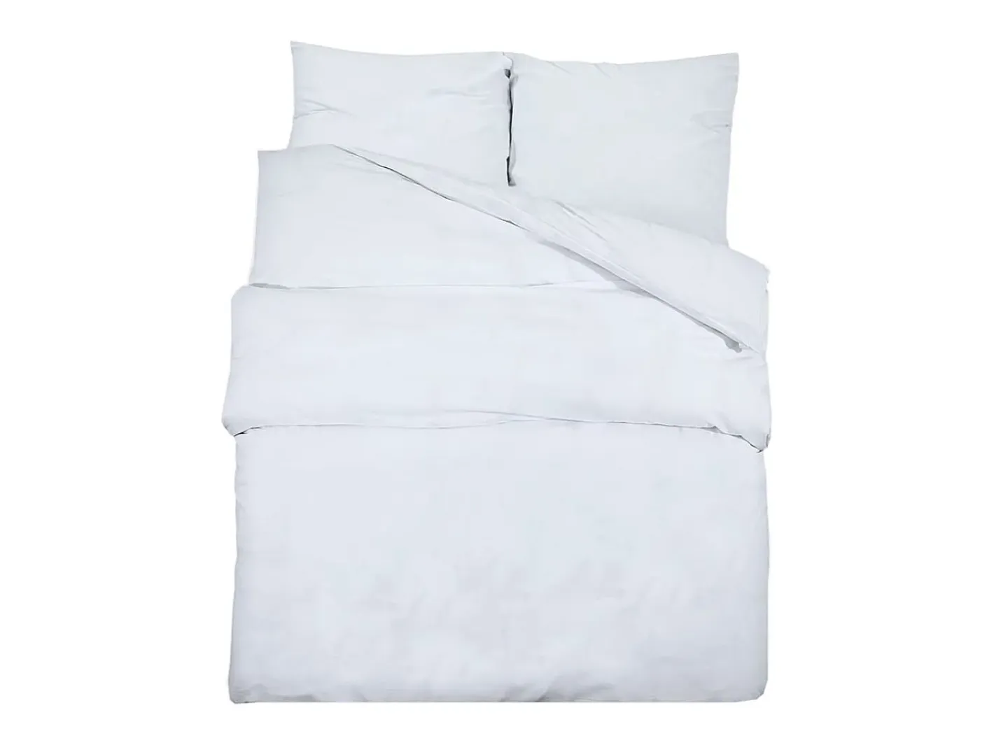 Discount Juego de funda nórdica algodón 220x240 cm ES210985 Blanco