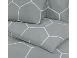 Ropa De Cama-Juego de funda nórdica algodón 220x240 cm ES801984 Gris