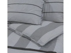 Ropa De Cama-Juego de funda nórdica algodón 140x200 cm ES250497 Gris