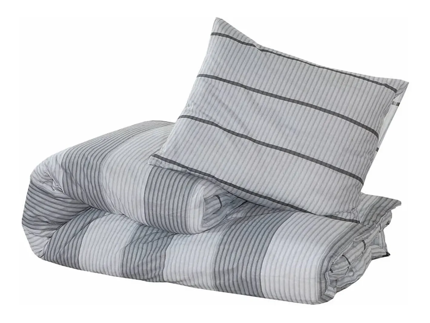 Ropa De Cama-Juego de funda nórdica algodón 140x200 cm ES250497 Gris
