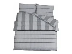 Ropa De Cama-Juego de funda nórdica algodón 140x200 cm ES250497 Gris