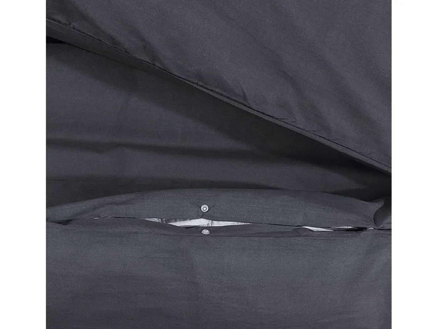 Ropa De Cama-Juego de funda nórdica algodón 155x220 cm ES623351 Negro