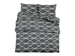 Juego de funda nórdica algodón 135x200 cm ES350977 Gris Sale