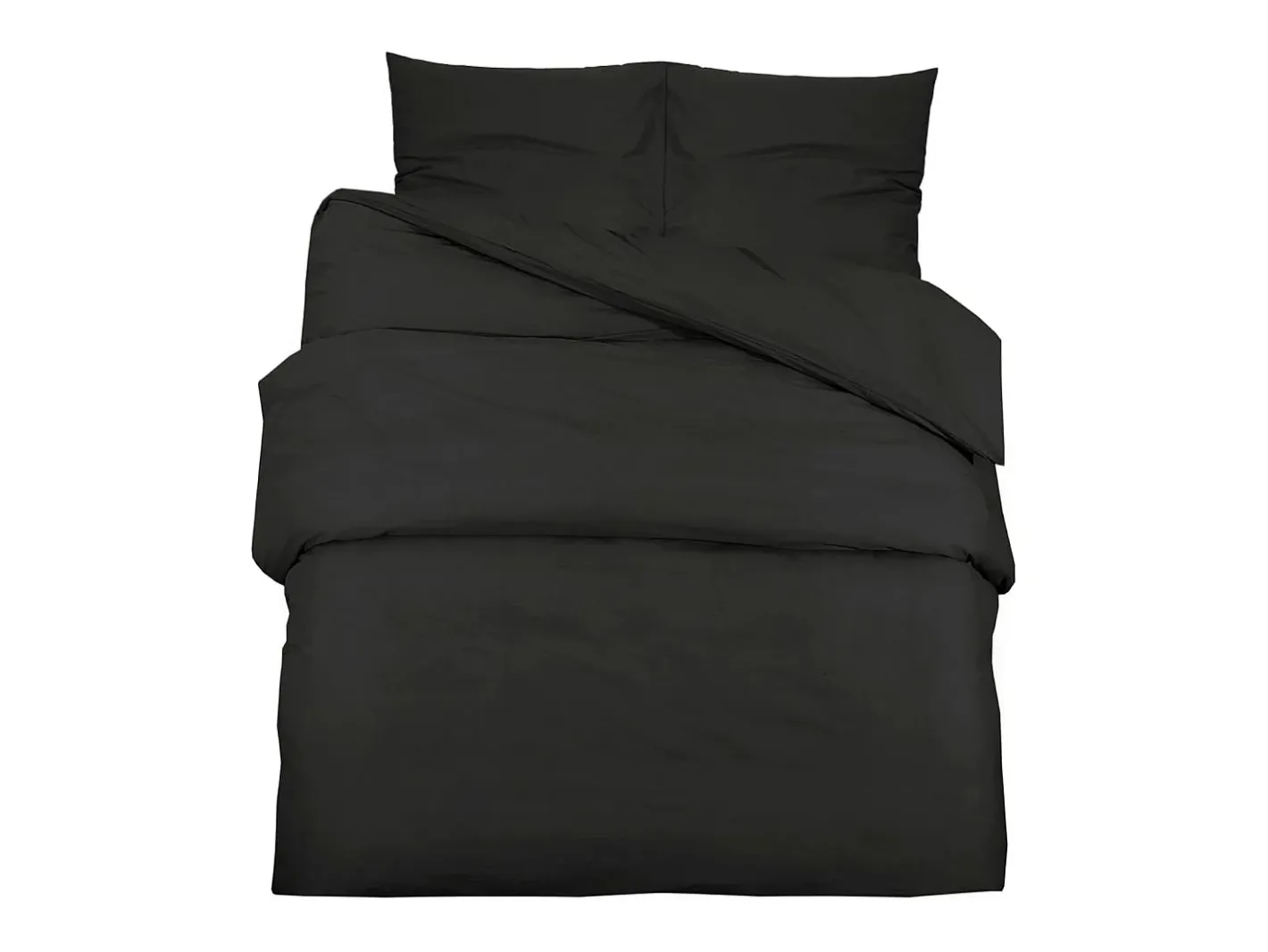 Juego de funda nórdica algodón 240x220 cm ES517820 Negro Outlet