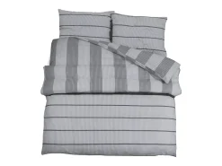 Ropa De Cama-Juego de funda nórdica algodón 225x220 cm ES668011 Gris