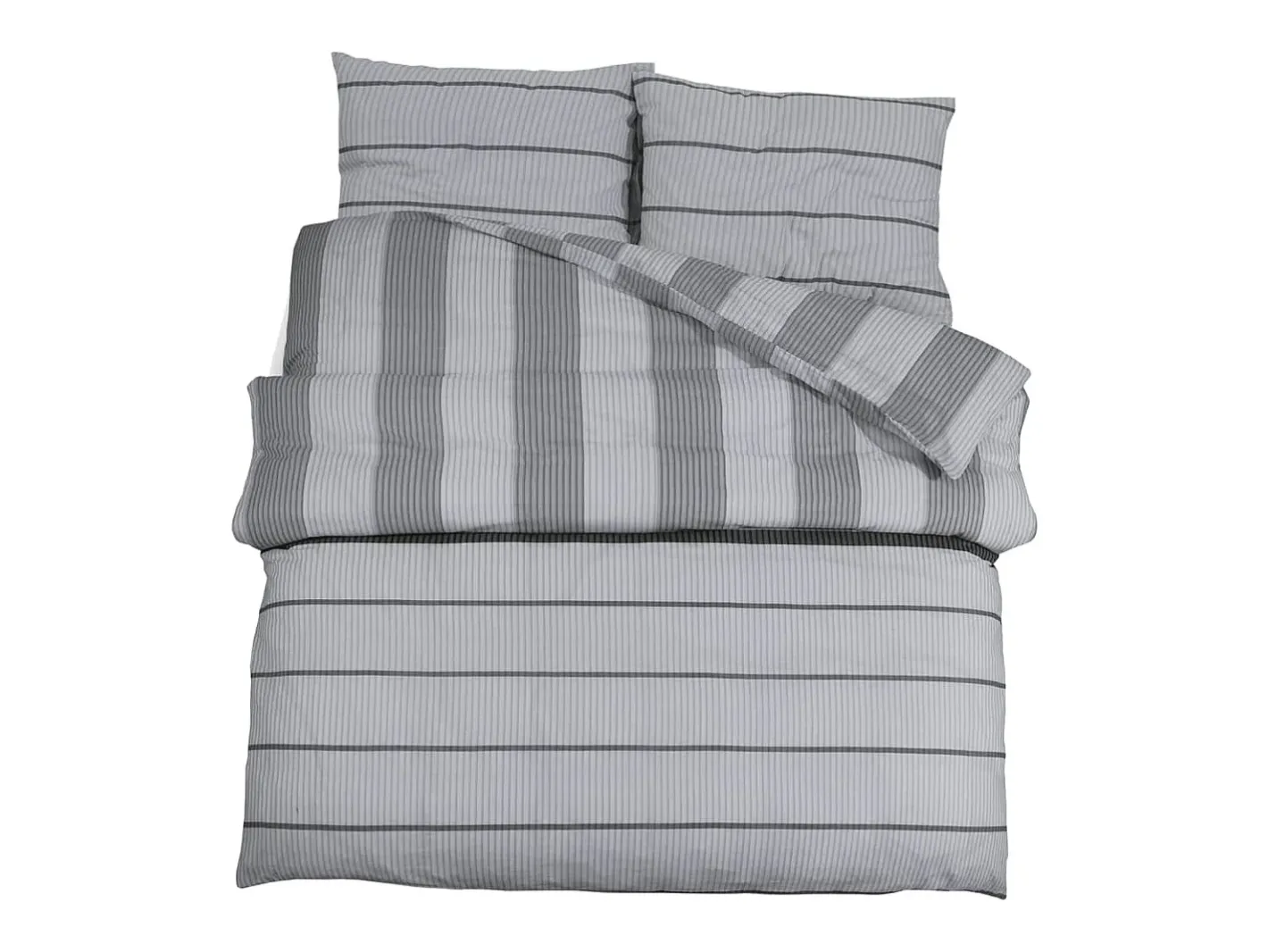 Ropa De Cama-Juego de funda nórdica algodón 225x220 cm ES668011 Gris