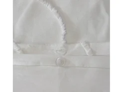 Sweeek Juego de funda nórdica de algodón 2 plazas Blanco