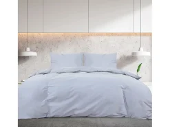 Ropa De Cama-Juego de funda nórdica microfibra ligera 220x240 cm ES103527 Gris