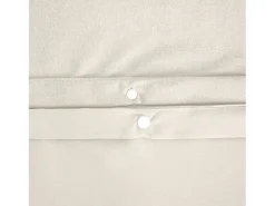 Sweeek Ropa De Cama-Juego de funda nórdica reversible de 2 plazas crema Beige