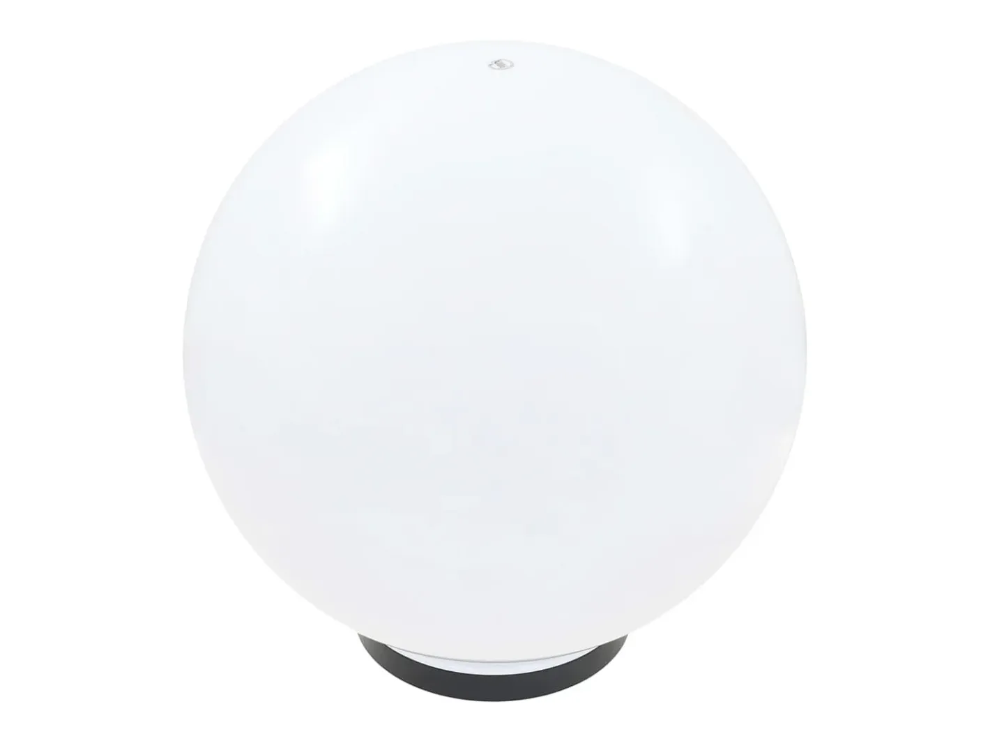 Iluminación Exterior-Juego de lámparas de bola LED 2 piezas esféricas 40 cm PMMA ES349915 Blanco