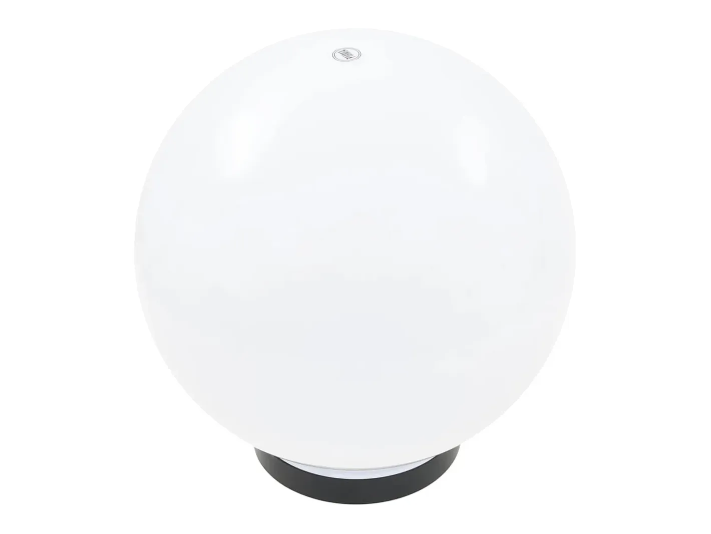 Iluminación Exterior-Juego de lámparas de bola LED 2 piezas esféricas 25 cm PMMA ES850014 Blanco