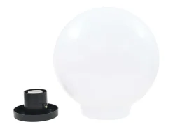 Juego de lámparas de bola LED 2 piezas esféricas 30 cm PMMA ES887470 Blanco Outlet
