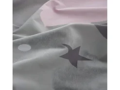 Cotton Artean Juego de sabanas Infantil/Juvenil Luna Y Nube ALGODÓN poliéster Cama 105 Gris Best