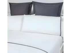 New Cotton Artean Juego de sabanas vainica percal algodón 240x260 Cama de 150 Blanco
