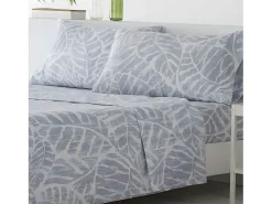 Cotton Artean Ropa De Cama-Juego de sábanas ARTEDO microfibra hipoalergénica Cama 90 Gris