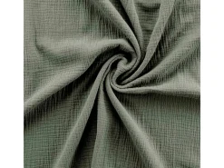 Douceur d'intérieur Ropa De Cama-Juego de sábanas de gasa de algodón 240 x 220 cm Caqui