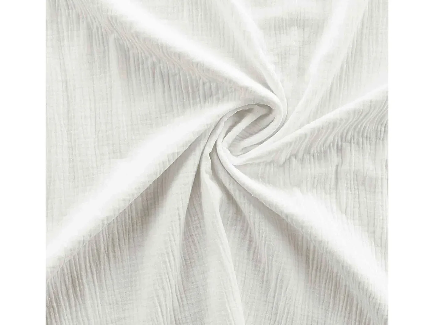 New Douceur d'intérieur Juego de sábanas de gasa de algodón 260 x 240 cm Blanco