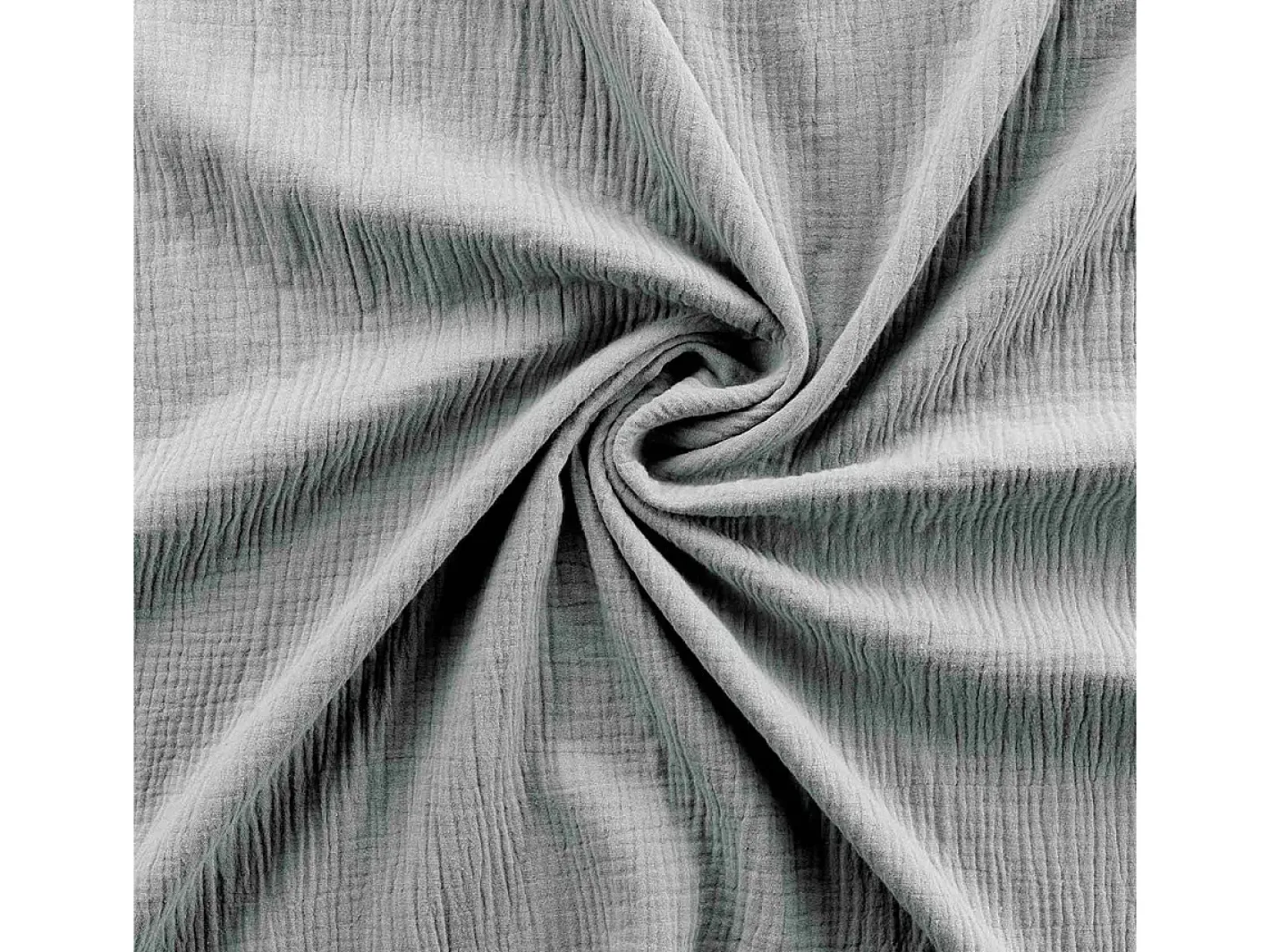 Douceur d'intérieur Juego de sábanas de gasa de algodón 260 x 240 cm Gris Outlet
