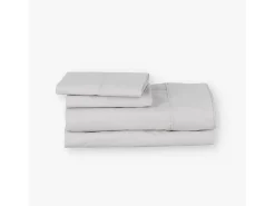 Morfeo Descanso Juego de sábanas ecológicas algodón 100% orgánico 180x190/200 cm Gris Outlet