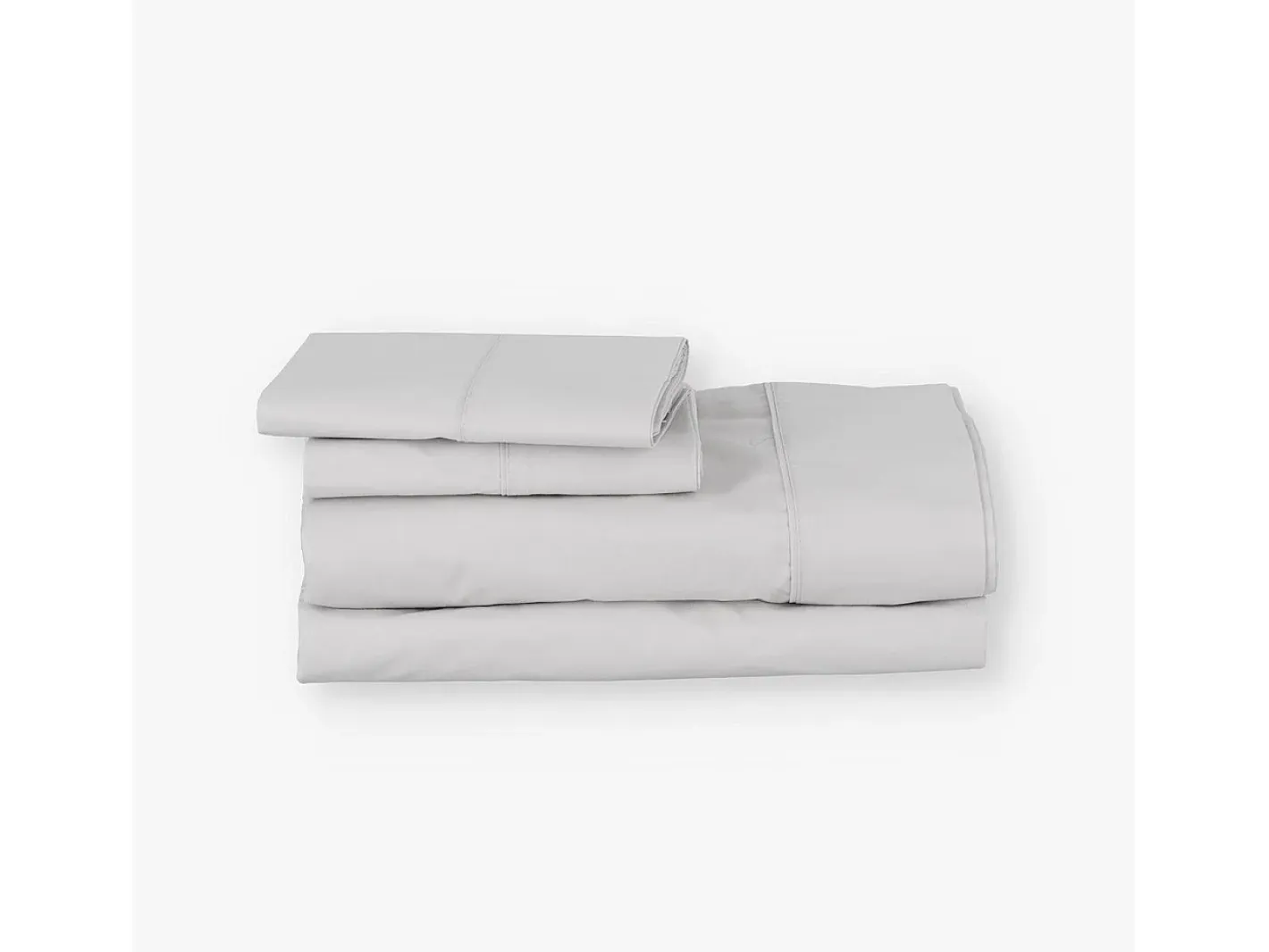 Morfeo Descanso Juego de sábanas ecológicas algodón 100% orgánico 180x190/200 cm Gris Outlet