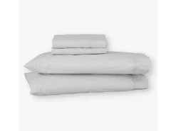 Morfeo Descanso Juego de sábanas ecológicas algodón 100% orgánico 180x190/200 cm Gris Outlet