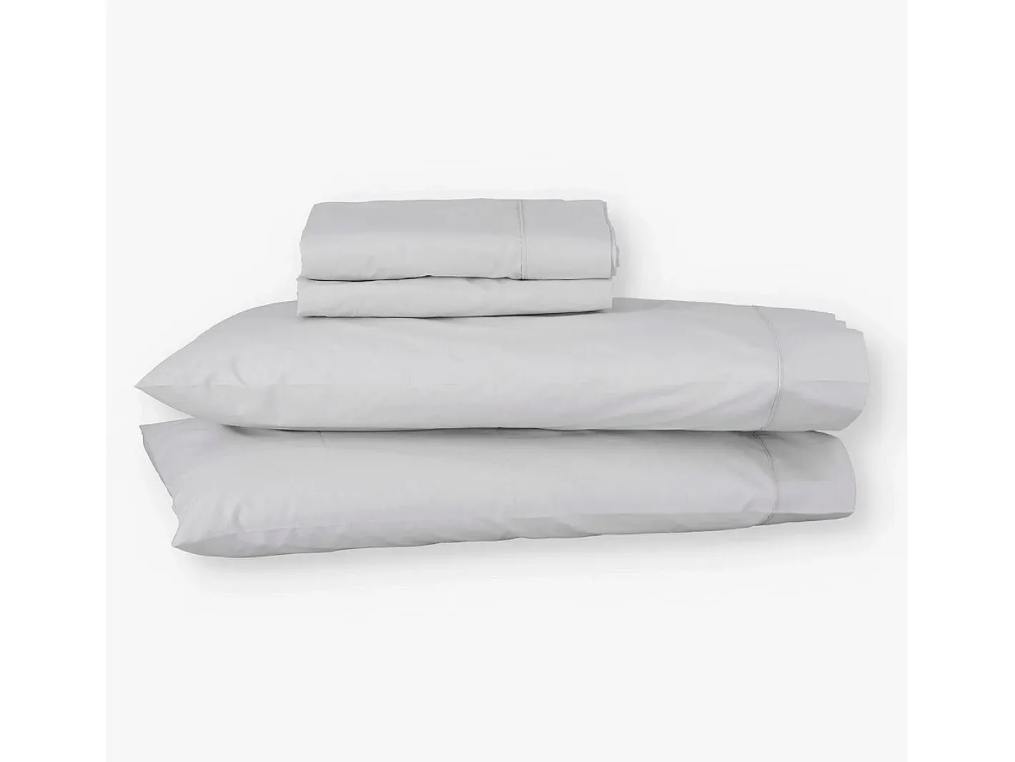 Morfeo Descanso Juego de sábanas ecológicas algodón 100% orgánico 180x190/200 cm Gris Outlet