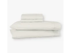 Morfeo Descanso Juego de sábanas ecológicas algodón 100% orgánico 90x190/200 cm Beige Discount