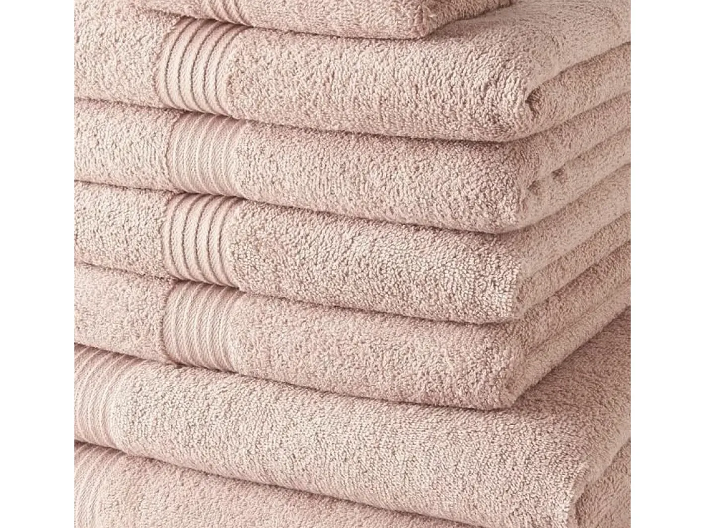 Today Ropa De Cama|Textil De Baño-Juego de Toallas Rosa claro 10 Piezas Rosa palo