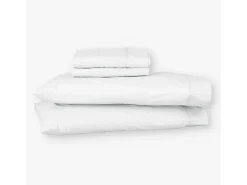 Discount Morfeo Descanso Juego sábanas ecológicas algodón 100% orgánico 105x190/200 cm Blanco