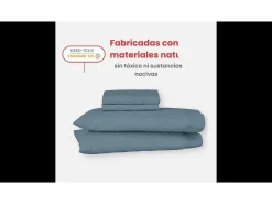 Morfeo Descanso Juego sábanas ecológicas algodón 100% orgánico 90x190/200 cm Blanco Best