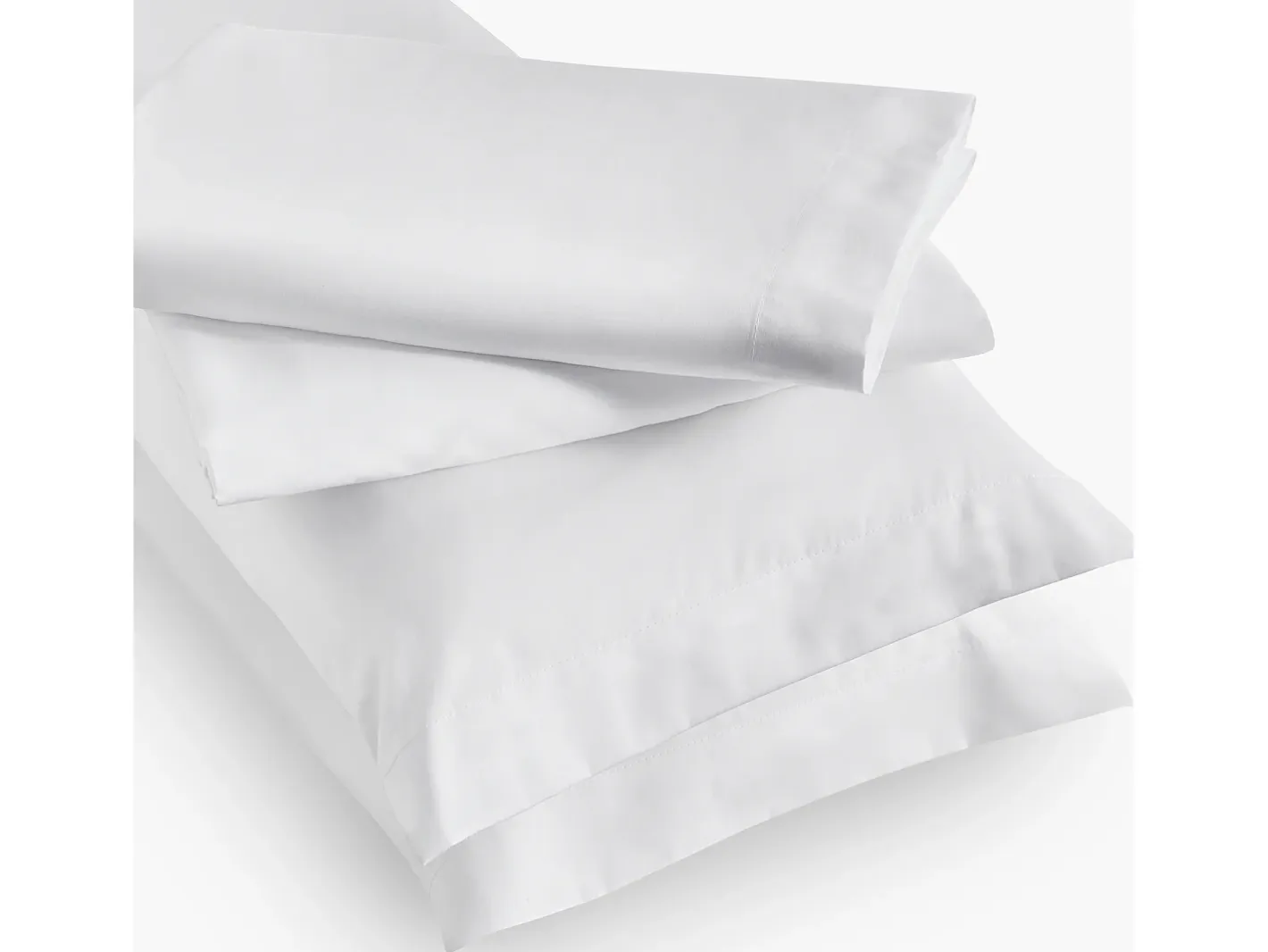 PIKOLIN Ropa De Cama-Juego sábanas 150x200cm | HOME | Algodón | 300 hilos | Blanco