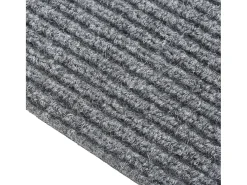 Garden Furniture Kai Blake Alfombra de pasillo atrapa suciedad 100x250 cm Gris Best