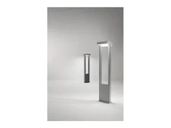 Kapp - Bolardo LED de jardín de 14 W, IP65, 1120 lm, 65 cm de altura, 3000 K, aluminio pintado, bolardo para exteriores, antracita mate - Perenz Gris Clearance