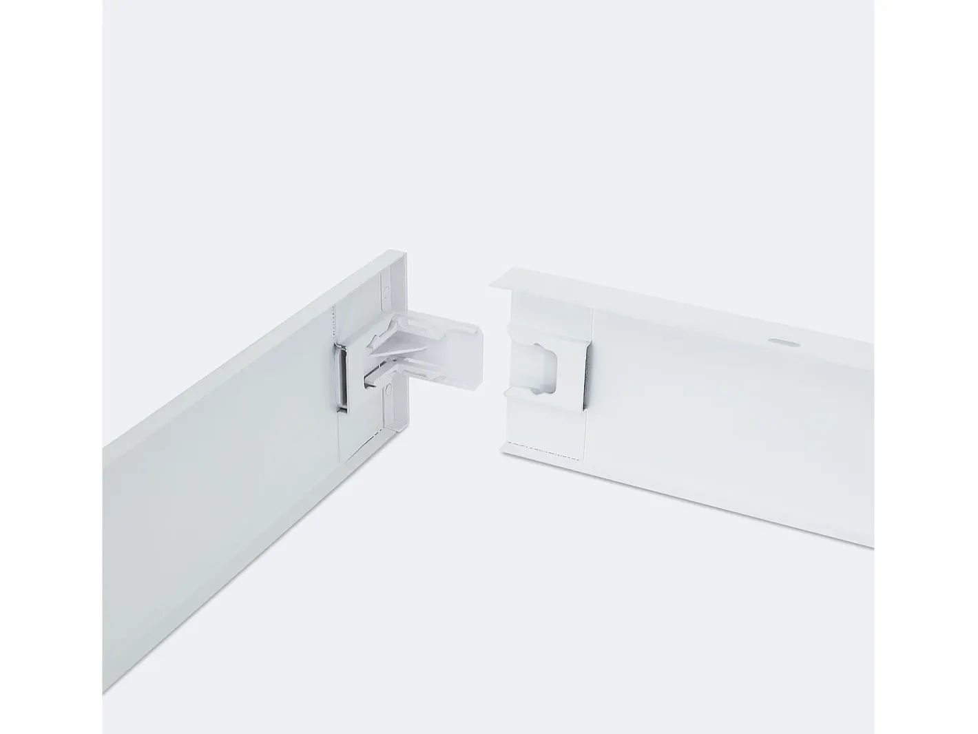 Ledkia Plafón-Kit de Superficie Paneles 120x60 cm Blanco