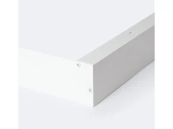 Ledkia Plafón-Kit de Superficie Paneles 120x60 cm con Tornillos Blanco