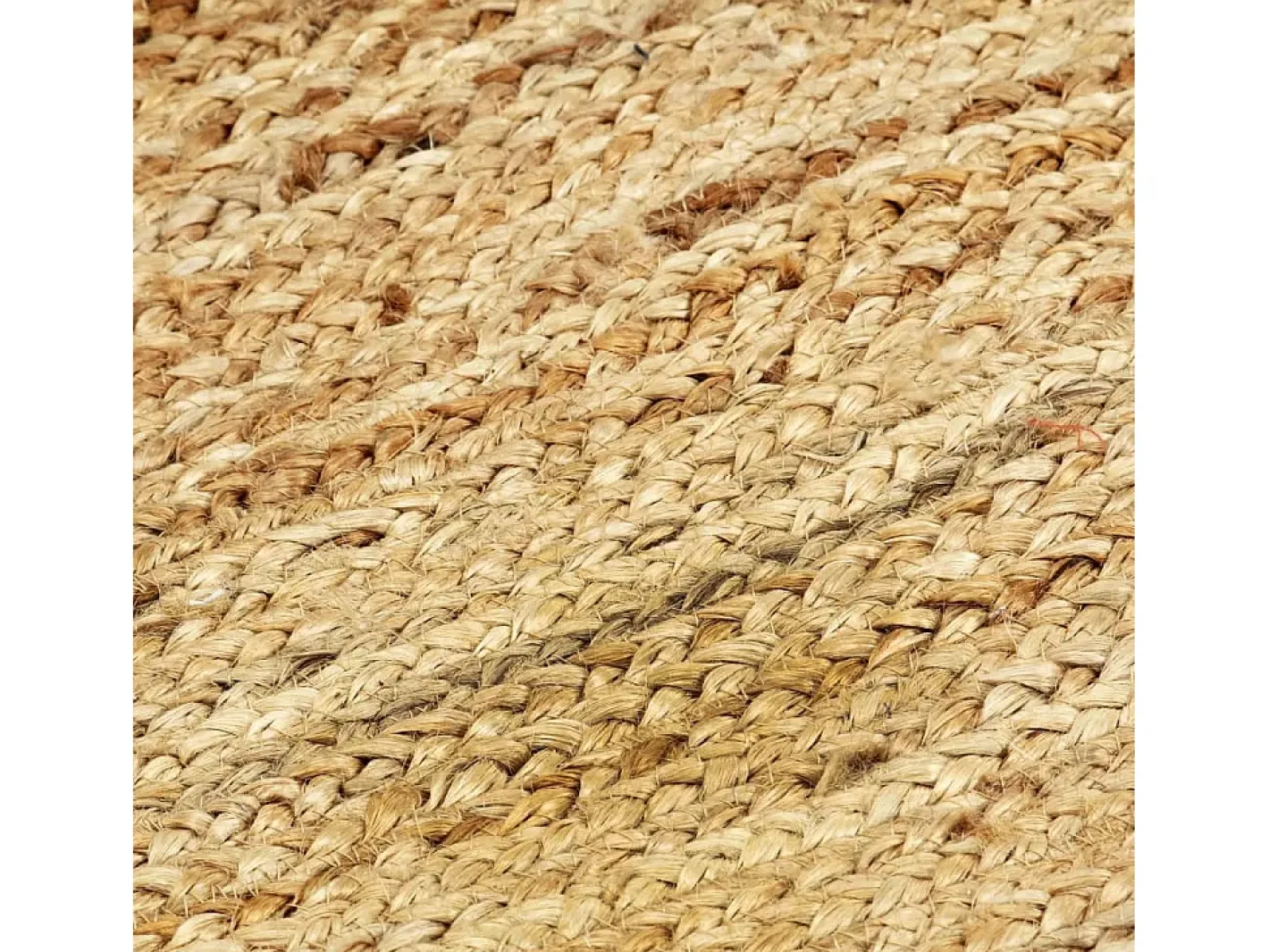 Sale Garden Furniture Kylva Alfombra de yute tejida a mano natural 160x230 cm Marru00f3n