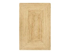 Sale Garden Furniture Kylva Alfombra de yute tejida a mano natural 160x230 cm Marru00f3n