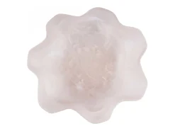 Bazar Bizar Vajilla|Presentación Y Servicio-La Ensaladera Orgánica De Resina - Rosa Blanco Rosa / Blanco