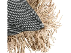Bazar Bizar La Funda De Cojín Cotton Bonita - Negro Natural - 60x60 Multicolor Clearance