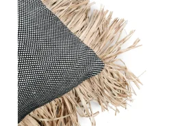 Bazar Bizar La Funda De Cojín Cotton Bonita - Negro Natural - 30x50 Multicolor Discount
