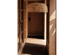 Bazar Bizar Lámpara Suspendida-La Lámpara Colgante Cloche - Natural Color natural claro
