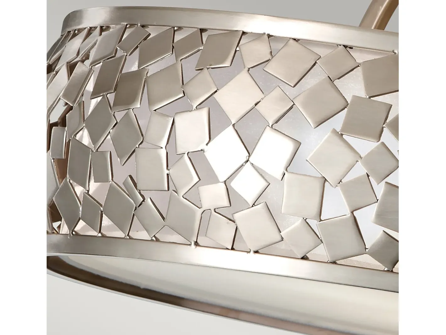 Lampada a Soffitto 4 Luci Rama In Acciaio Nero A Bracci E Sfere In Vetro Opalino Plateado Clearance