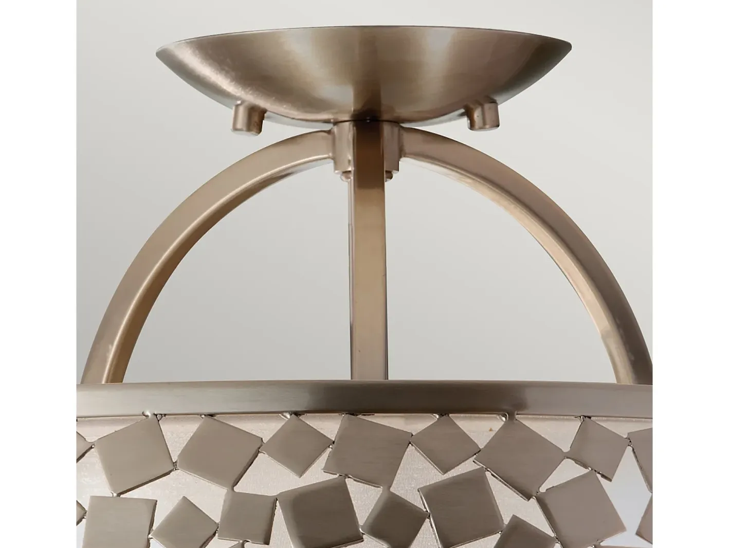 Lampada a Soffitto 4 Luci Rama In Acciaio Nero A Bracci E Sfere In Vetro Opalino Plateado Clearance