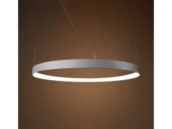 Sollux Lighting Lámpara Suspendida-Lampada a sospensione circolare a LED integrata bianca 78cm 3000K Lámpara Colgante Circular LED Integrada Blanca 78cm 3000K Blanco