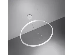 Sollux Lighting Lámpara Suspendida-Lampada a sospensione circolare a LED integrata bianca 78cm 3000K Lámpara Colgante Circular LED Integrada Blanca 78cm 3000K Blanco