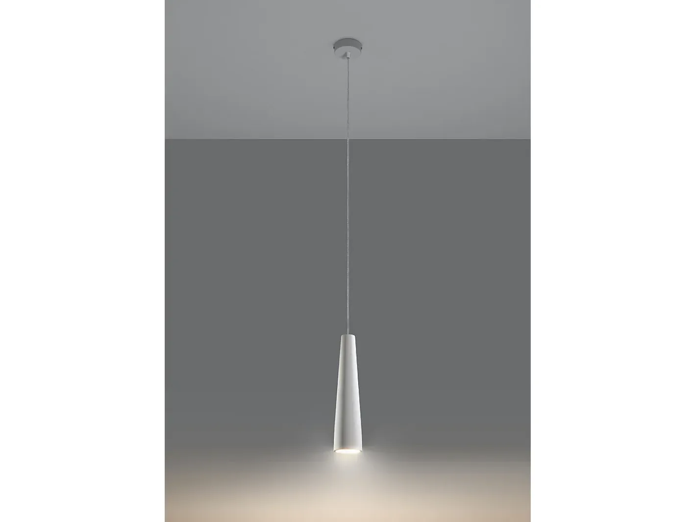 Sollux Lighting Lampada a sospensione sottile in ceramica bianca GU10 Lámpara Colgante de Cerámica Slim Blanca GU10 Blanco Outlet