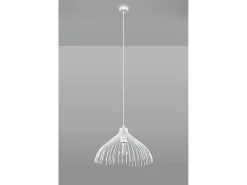 Sollux Lighting Lampada a sospensione Wire Frame bianca E27 Lámpara colgante con marco de alambre E27 Blanco Discount